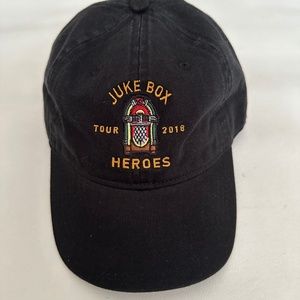 Foreigner Juke Box Heroes Tour 2018 Black Baseball Cap Hat